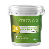 Peinture époxy auto-nivelante Prettywall PW001 au design moderne, finition micro-terrazzo marbre, imperméable, écologique, ignifuge