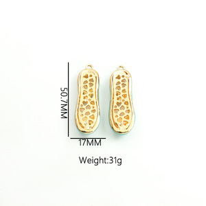 Adorno de diamantes de imitación para <span class=keywords><strong>zapatillas</strong></span> de <span class=keywords><strong>ballet</strong></span>, aleación en tono dorado con esmalte pastel para regalos de recitales de danza - Product Image 5