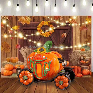 ของตกแต่งโต๊ะฟักทองวันขอบคุณพระเจ้า ตุ๊กตาเรซิ่น "Happy Fall and Be Thankful" ของขวัญและงานฝีมือ - Product Image 3