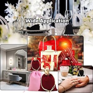 Bolsa de Joyería de Terciopelo Personalizada al por Mayor con Cordón, Diseño Cuadrado Moderno de 7*9cm - Contenedor de Regalo con Logotipo Personalizado - Product Image 6