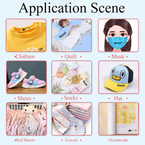 Tinta de Recarga para Sellos de Tela Lavable No Tóxica WBG para Textiles/Ropa - Product Image 4