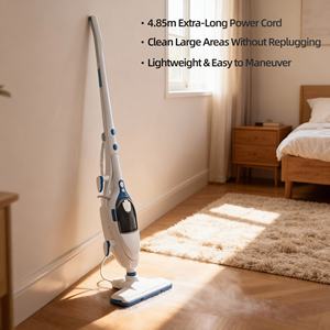 Potente Mopa de Vapor Eléctrica Inalámbrica Ligera y Compacta de Forma Rectangular con 1500W de Alto Rendimiento - Product Image 4