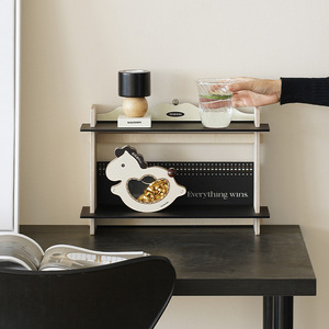 Wozoom – support de rangement pour tasses, type rectangulaire, léger, étagère de présentation de vaisselle pour décoration de bureau et de salon - Product Image 2