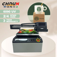 Impresora UV 3D Digital de Cama Plana 6090, la Más Reciente, con Cabezal XP600, para Impresión en Vidrio Flexible, Cerámica, Azulejos, Acrílico, Madera y Metal, con Impresora DTF