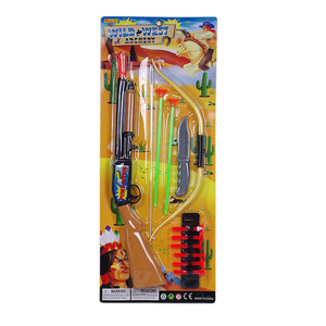 Cao bồi Bộ đồ chơi vũ khí cho bé trai EVA mềm Đạn Súng Blaster Đồ chơi súng mềm bọt phi tiêu mini bộ vũ khí - Product Image 3