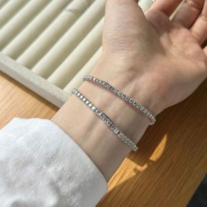 Dylam High Top Jewelry S925 <b>Silver</b> 2.5mm D Color VVS1 Moissanite Stone Gem Tennis <b>Bracelets</b> Luxurious Tennis <b>Bangle</b> <b>Bracelet</b> - Product Image 5