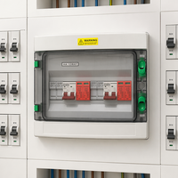 Boîtier de Combinateur Solaire Photovoltaïque Winsun 500V en Acier ABS IP30 avec Cadenas en Acier Inoxydable 304, 15A/32A, pour Systèmes Photovoltaïques