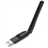 Adaptateur WiFi USB 150 Mbps avec puce RT7601 pour Raspberry Pi 2/3/4/Zero, ordinateur de bureau/ordinateur portable Windows/MAC/Linux, décodeur - Externe