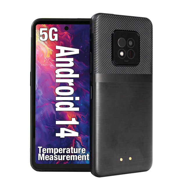 AGM X6 5G Android 14 Temperature Measurement 5000mAh Fingerprint Face Unlock 8+128GB Cell Phone Rugged Phone 5G Smartphone