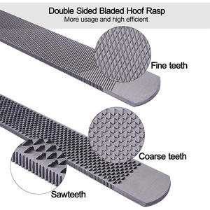 Cura del <span class=keywords><strong>cavallo</strong></span> di lusso in acciaio al carbonio in poliestere zoccolo strascico manico per corno macinazione forniture essenziali per la cura equestre stabile - Product Image 4