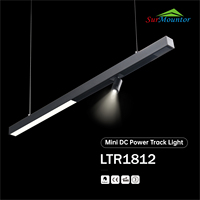 Surmontor Mini LED système d'éclairage de piste magnétique projecteur linéaire Sabinet affichage d'étagère LED lumière de piste magnétique