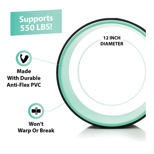 Rodillo de Yoga Ecológico para Ejercicios de Espalda, con Círculo de Espuma para Pilates y Yoga, para Mayor Comodidad en el Hogar - Product Image 3