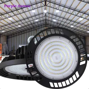 发光二极管高棚灯不明飞行物防水工业运动传感器高输出4英尺面板200瓦线性仓库