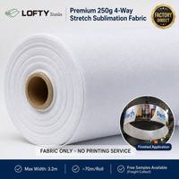 Rouleau de tissu Polydex Power Stretch pour enseignes suspendues, idéal pour l'impression par transfert thermique sur tissus tricotés lourds et les affichages tensionnels