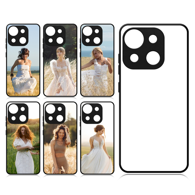 For Itel Series 2D Sublimation Blank TPU Phone Cases DIY Soft Silicone Cell Phone Cases Blanks Custom Phone Covers for A50C Etc