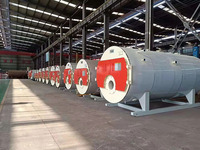 Chaudière à vapeur industrielle horizontale à tubes de fumée, à haute pression, compatible GPL et fioul, 2 tonnes, à prix avantageux, pour ligne de production EPS