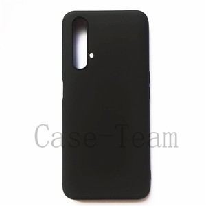 เคสโทรศัพท์มือถือซิลิโคนเนื้อด้าน TPU แบบนิ่มสีดำขุ่นสำหรับ OPPO <span class=keywords><strong>realme</strong></span> <span class=keywords><strong>X3</strong></span> <span class=keywords><strong>superzoom</strong></span> - Product Image 1