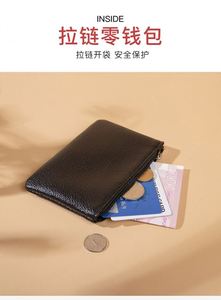 Low Moq Mini <b>Keychain</b> Small <b>Wallet</b> for Unisex Designer Luxury Catalogue Money Gift Zipper Coin Purse - Product Image 4