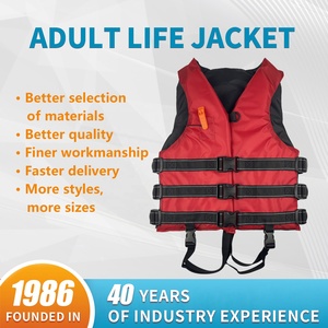 سترة نجاة للرياضات المائية والسباحة، سترة نجاة مخصصة مفتوحة الجوانب للبالغين مع صافرة إنقاذ - Product Image 4