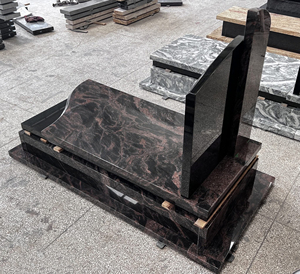 Factory Wholesale Modern Natural <strong>Stone</strong> Luxury Granite Tombstone <strong>Memorial</strong> Cheap Price for Cemetery - Product Image 6