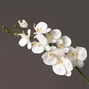 Bunga Anggrek Buatan Dekorasi Pernikahan, Bunga Anggrek Imitasi Kupu-kupu Besar Penjualan Langsung dari Pabrik