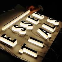 Lettres lumineuses miniatures en acrylique de haute qualité avec lettres lumineuses miniatures et film