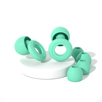 Bouchons d'oreilles en silicone pour dormir la nuit, réduction du bruit, doux et confortables, pour le ronflement, anti-bruit et protection auditive