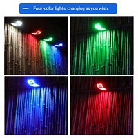 Lampe LED solaire personnalisée Wowo à clipser pour extérieur, éclairage de cour résidentielle, contrôle à distance par induction, capteur quatre couleurs, IP65