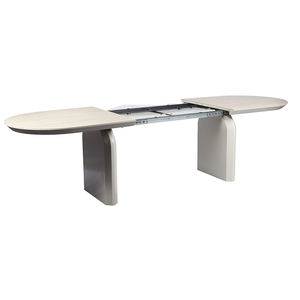 Table de luxe table à manger extensible maison hôtel meubles de salle à manger moderne 6-10 places Table à manger rétractable - Product Image 2