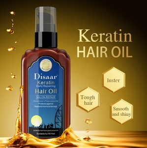 Disaar 120ml, Sérum Capilar Orgánico de Queratina y Aceite de Argán para el Cuidado del Cabello, Estilizado, Nutrición y Reparación, para Hombres y Mujeres, Marca Privada - Product Image 2