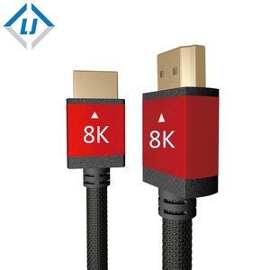 Carcasa de aleación de zinc multimedia <span class=keywords><strong>Cable</strong></span> <span class=keywords><strong>HDMI</strong></span> de <span class=keywords><strong>15</strong></span> <span class=keywords><strong>metros</strong></span> chapado en oro de alta velocidad <span class=keywords><strong>4K</strong></span> - Product Image 1