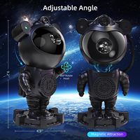 TSINYE populaire pour astronaute pour veilleuse éblouissante projection de bruit blanc atmosphère de ciel étoilé avec effets laser