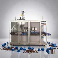 Machine automatique de scellage de capsules de café, scelleuse thermique pour couvercles pré-découpés pour capsules de café en aluminium