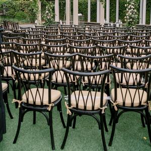 Silla de Resina Negra Moderna Apilable de Alta Calidad para Banquetes de Boda para Adultos - Product Image 1