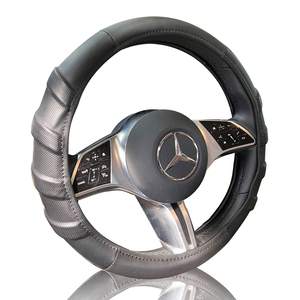 Enerfero estilo deportivo antideslizante 37-39cm cubierta para volante de coche cuero y Material PU modelo 024352 - Product Image 1