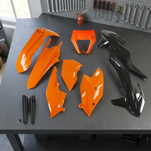 Per KTM EXC 250 2017-Kit di plastica completa 2019 con OEM 17 & 19 compreso il supporto del faro - Product Image 3