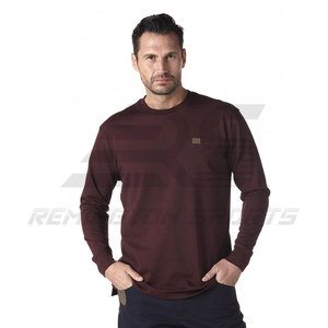 Custom Made Men's Long Sleeve T-Shirts in Best Material Factory Direct Supplier Custom <b>Logo</b> Long Sleeve T Shirt - Product Image 1