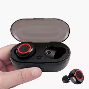 Auriculares Bluetooth Y50 TWS2 Mini, Estilo Intrauditivos, Deportivos y para Exteriores 5.0, con Estuche de Carga, Control Táctil, Inalámbricos - Product Image 1