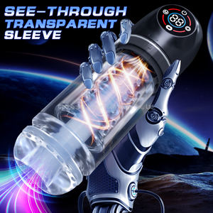 Leve Masturbador programável portátil para homens realista estrutura interna reforçada Experiência <span class=keywords><strong>Solo</strong></span> - Product Image 4