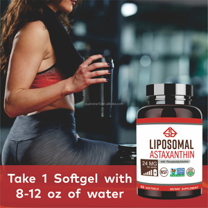 แอสตาแซนธินแบบลิโปโซม OEM ให้พลังงานตามธรรมชาติ ได้รับการรับรองมาตรฐาน GMP บรรจุ 60 แคปซูลนิ่ม สำหรับผู้ใหญ่ - Product Image 3