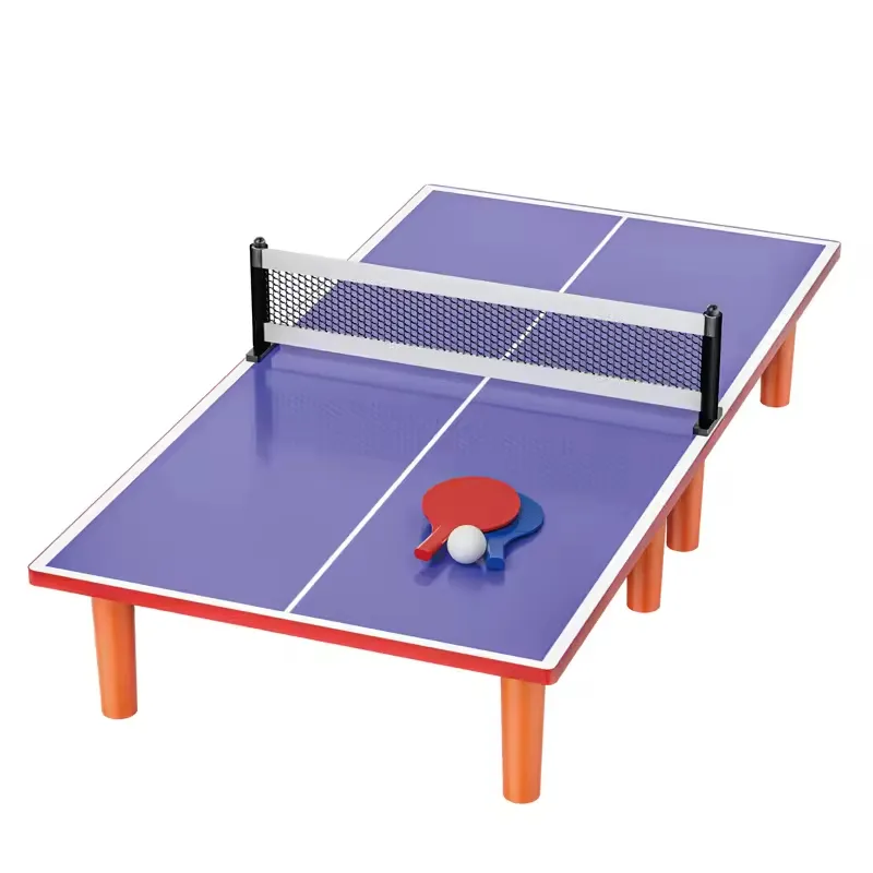 Jouet de sport d'intérieur et d'extérieur pour enfants, ensemble de ping-pong, table de ping-pong avec 2 raquettes et 1 balle