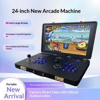 Console de Jeu Vidéo Portable Wi-Fi 24 Pouces pour la Maison, Cabinet d'Arcade Multi-Fighters KU-475 KUBIXION, Prise US pour Thousand