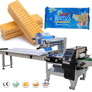 เครื่องแพ็คบุคคลแพ็คเวเฟอร์ได้หลายฟังก์ชันเครื่องบรรจุหมอนเวเฟอร์บิสกิตสามชิ้น - Product Image 1
