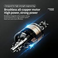 Meuleuse d'angle électrique multifonctionnelle à vitesse variable 21V, 8500 tr/min, pour élimination rapide de la rouille, outils électriques Li-ion 115/125mm