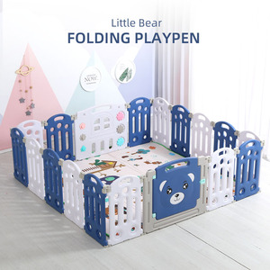 Clôture de prix Direct pour enfants, tenue de jeu réglable bon marché, sécurité solide pour bébés avec porte - Product Image 4