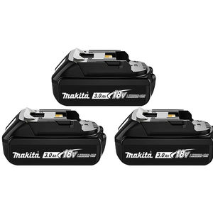 Аккумулятор Makita BL1830 18В, 3.0Ач, 5C, высокомощный, для электроинструментов, сменный, стабильный, долговечный и пригодный для вторичной переработки. - Product Image 1