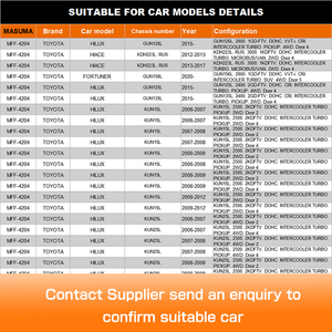 MASUMA-Separatpr Filtro de Combustible, Separador de Aceite de Aire, Bomba de Combustible, Filtros para <span class=keywords><strong>Toyota</strong></span> Hiace Fortuner 23390-11230 - Product Image 4