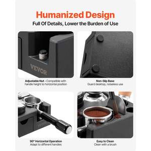 Detachable Slot ABS <b>Espresso</b> Tamping Station 51-58 mm Conical <b>Tampers</b> - Product Image 6