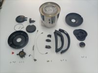 Bouilloire Électrique Manuelle Sans Fil en Acier Inoxydable, Chauffage Rapide, Portable pour la Maison