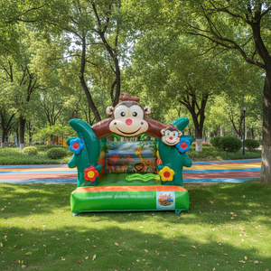 Nouveau style château gonflable singe en PVC 3m*4m*3m, petit château rebondissant pour enfants à <span class=keywords><strong>vendre</strong></span> - Product Image 1